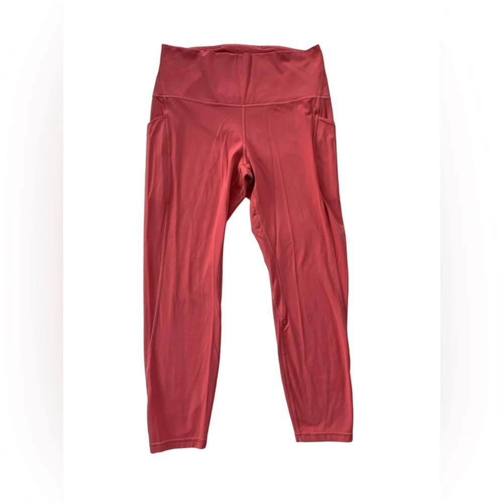 Lululemon Size 12 Align High-Rise Activewear Pant with Pockets 25" in Desert Red